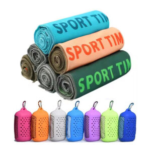 Nolderll Instant Relief Sport Time Cooling Towel - Portable Microfiber Chill Wrap with Case