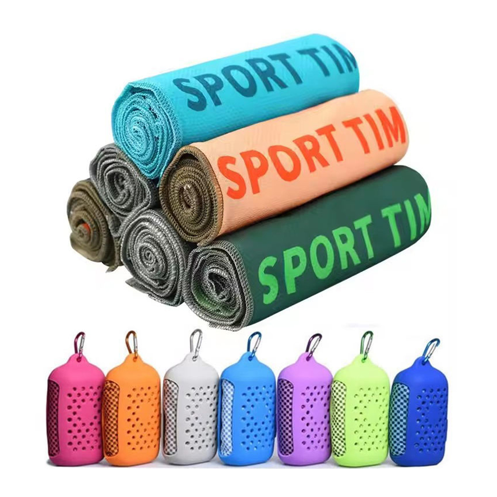 Nolderll Instant Relief Sport Time Cooling Towel - Portable Microfiber Chill Wrap with Case