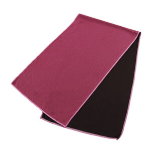 Nolderll Fast-Acting Burgundy Microfiber Cooling Towel - Evaporative Chill Sheet