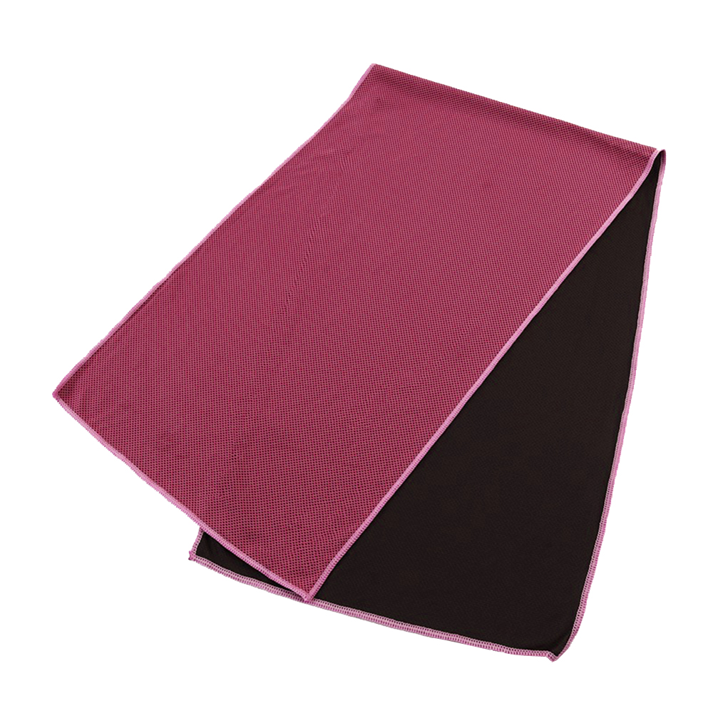 Nolderll Fast-Acting Burgundy Microfiber Cooling Towel - Evaporative Chill Sheet