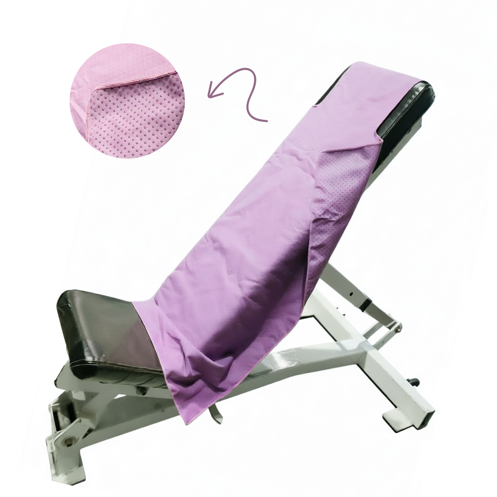 Nolderll Anti-Skid Silicone Dot Gym Bench Towel - Ultra-Absorbent Microfiber Bench Protector