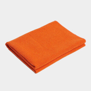 Nolderll Professional Orange Microfiber Yoga Towel - Compact Lightweight Workout Mat Covering