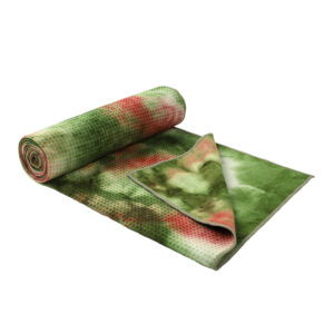 Nolderll Performance Tie-Dye Microfiber Yoga Towel - Intense Grip Sweat-Absorbing Pilates Wrap